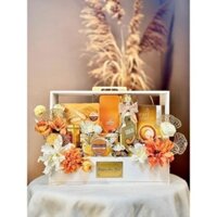 Giỏ Quà Tết, Giỏ Gỗ Vali Chữ Nhật Trắng Mẫu Mới Hot Nhất Tết 2024