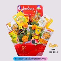 Giỏ Quà Tết Mẫu Giỏ 560 - 600 ( 8 Giỏ Quà Tết )