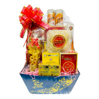 Giỏ Quà Tết Sức Khoẻ Hồng Sâm, Yến Sào - Tết Thịnh Vượng - SQT3800