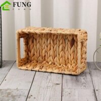 Giỏ Rơm FUNG, Giỏ Chứa Đồ Sáng Tạo Dung Tích Lớn, Ins Phong Cách Di Động Đa Năng Handmade Giỏ Dệt Nhà Bếp