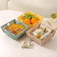 Giỏ thoát nước đa chức năng, bát trái cây, máy rửa rau, tổ chức đồ ăn nhẹ, giá lưu trữ gấp gọn