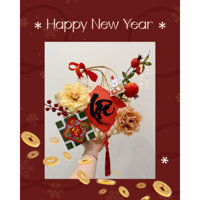 Giỏ Tre Đựng Quà Tết Giỏ Tre trang trí treo tường 2024 Mẹt tre Trang trí