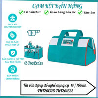 Giỏ túi đựng đồ nghề Total  13", 16"  chứa dụng cụ giỏ đồ nghề cho cơ khí, điện lạnh, công trình