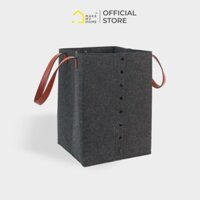 Giỏ vải đựng đồ đa năng gấp gọn, túi đựng quần áo bẩn, chăn màn, giặt giũ, đồ chơi tiện dụng BOLE Make My Home