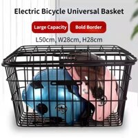 Giỏ Xe Đạp Điện Ebike Tăng Chiều Cao Kèm Vỏ Bọc