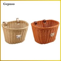 Giỏ Xe Đạp Gepnoo Giỏ Tay Cầm Dệt Tay Đáng Yêu Dễ Dàng Gắn Thú Cưng Giỏ Treo Cho Xe Đạp Điện Xe Đạp Trẻ Em Người Lớn