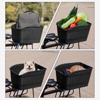 Giỏ Xe Đạp Phía Sau Xe Đạp Giá Giỏ Đựng Đồ Di Động Giỏ Đựng Đuôi Giá Đỡ Xe Đạp Hàng Hóa Giá Để Đi Du Lịch Ngoài Trời