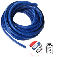 Gioăng cao su, nẹp viền cửa chữ U lõi thép PHUS chống va đập, cách âm, chống ồn cao cấp dài 5m  - Xanh