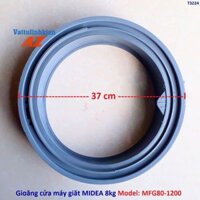 Gioăng cửa máy giặt MIDEA cửa ngang Model MFG80-1200