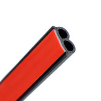 Gioăng, Ron Cao Su Chữ B Nẹp Của Cho Ô Tô Chống Ồn Chống Bụi Bẩn 6x12mm - cuộn 2 mét