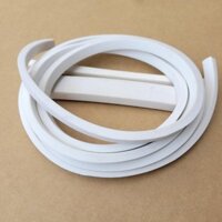 Gioăng xốp chịu nhiệt màu trắng kích thước 10mmx20mm dùng cho lò hơi, tủ sấy (Bán theo mét)