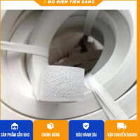 Gioăng xốp chịu nhiệt màu trắng kích thước 10mmx20mm dùng cho lò hơi, tủ sấy, tủ cơm công nghiệp (Bán theo mét)