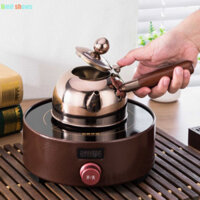 Giới HẠN HIỂN THỊ Ấm Trà Bên Tay Cầm Bằng Gỗ Cà Phê Di Động