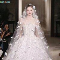 Giới HẠN HIỂN THỊ Bướm Trắng Khăn Lau Đám Cưới Sợi Mềm Nhiều Kích Cỡ Hôn Nhân