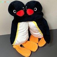 Giới HẠN HIỂN THỊ Túi đựng bút chì Pingu Búp bê sang trọng Quà tặng sinh nhật Phụ kiện văn phòng