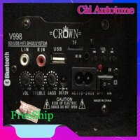 [Giới Hạn] [Mã FreeShip 50k] Loa Crown số 5 tặng cáp kết nối điện thoại [Số 1 KV]