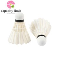 Giới HẠN NĂNG LƯỢNG 12 Cái / lốc Quả Bóng Cầu Lông, Luyện Tập Đánh Bóng Thể Thao Cầu Lông, Vợt Thể Thao Trắng Bóng Cứng Đầu Xốp Bóng Tập Luyện Bóng Thiết Bị Thể Thao