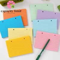 Giới HẠN NĂNG LƯỢNG A6 Giấy nạp lại sổ tay rời, Thẻ lập chỉ mục 2 lỗ Giấy kết dính xoắn ốc nạp lại bên trong, Trống Connell Văn phòng phẩm Sổ tay chỉ mục bên trong trang