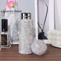 Giới HẠN NĂNG LƯỢNG - Cốc tráng men, Bình nước 150ml bằng kim cương giả sáng bóng, Dễ dàng mang theo Bình nước di động tinh tế Du lịch