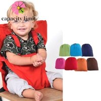 Giới HẠN NĂNG LƯỢNG Dây đeo ghế cho bé, Đệm ghế cao cho bé sọc ngôi sao, Dây đai ghế ăn màu trơn an toàn có thể điều chỉnh Dây đai an toàn Ghế cao