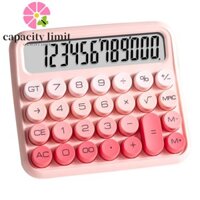 Giới HẠN NĂNG LƯỢNG Máy tính màu Gradient cổ điển, Dễ sử dụng Nút cơ Máy tính máy đánh chữ cổ điển, Màn hình lớn 12 chữ số Máy tính máy đánh chữ cổ điển Kawaii đầy màu sắc
