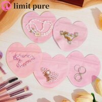 Giới HẠN PURE 100 Chiếc Túi Nhựa Kẹo Trái Tim Túi Đựng Tiền Xu Nhỏ Nữ