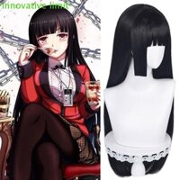 Giới HẠN SÁNG TẠO Jabami Yumeko Tóc Giả Cosplay Tóc Giả Liền Mạch Tự Nhiên Giả Nhiệt Độ Cao Sợi Kakegurui - Bắt Buộc Gambler Nhập Vai Anime Tóc Đen Với Nổ