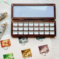 Giới HẠN SHOW Hộp trộn màu hình chữ nhật Aquarelle bền