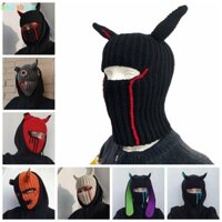 Giới HẠN SHOWS Devil Horn Beanie Full Face Cover Thể thao ngoài trời ngộ nghĩnh