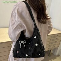 Giới HẠN WALK Chain Túi xách Trang trí kim cương giả Mua sắm mới