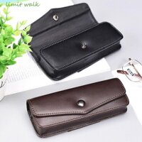 Giới HẠN WALK Eopack Hộp Kính Bảo Vệ Kính Mắt Hộp Đựng Nữ Di Động Da PU Treo Trên Thắt Lưng Người Trung Niên Và Người Cao Tuổi Quà Tặng Của Cha Hộp Đựng Kính