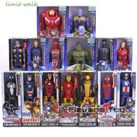 Giới HẠN WALK Marvel 12 '' / 30cm Thor Spiderman Iron Man Hulk Wolverine Nhân Vật Hành Động