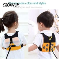 GIONAR Dây xích dây nịt trẻ mới biết đi, Ba lô có thể điều chỉnh Đai chống mất cho trẻ mới biết đi, An toàn dễ thương Trẻ mới biết đi Dây đeo cổ tay hỗ trợ dây đeo cho bé gái