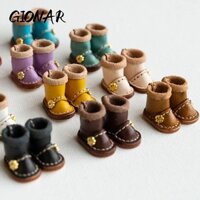 GIONAR Giày bốt dài búp bê, Đồ chơi quà tặng DIY Giày da bò thông thường, Phụ kiện quần áo thời trang chất lượng cao Giày móng vuốt gấu cho búp bê 1 / 12 BJD cho búp bê 1 / 11 OB11