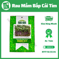 Giống Mầm Bắp Cải Tím 317(10g), dễ trồng thu hoạch sau 5-7 ngày