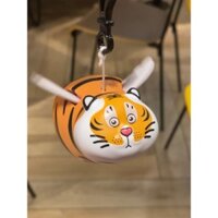 Giống như một con hổ có cánh, mặt dây chuyền kéo dây, cánh hổ nhỏ bay, móc khóa hoạt hình cho mèo, trang trí xe hơi.