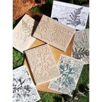 Giọng Nói Tự Nhiên Bọt Con Dấu Note Kết Hợp Bộ Hoa Nền Nền Nền Văn Bản Sổ Tay Cắt Ghép Trang Trí