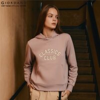 GIORDANO Áo Thun Hoodie Nữ Classic Club Hoodie 05394619