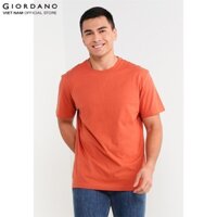 GIORDANO  Áo Thun Nam Ngắn Tay Cổ Tròn 01022250