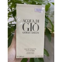 Giorgio Armani Acqua Di Gio Pour Homme For Men 200ml ( Made in France)