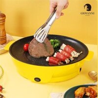 Giovanni Grill, Chảo chiên điện 220V 20 / 26 / 30cm, Tay cầm hai tai chống dính đa chức năng Lẩu điện Bít tết