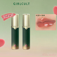 GIRLCULT Son bóng lấp lánh như nước dưỡng ẩm và làm căng mọng môi