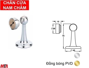 Giữ cửa nam châm Hafele 938.62.038