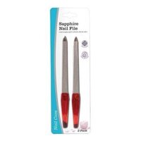 Giũa Móng Tay Bằng Kim Loại, Sapphire Nail File, 2 Cái - UNCLE BILLS