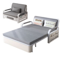 Giườn sofa gấp gọn ,giường sofa gấp gọn thành ghế bọc vải Nano cao cấp,sofa giường có ngăn chứa đồ