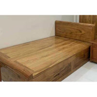 Giường 1m2 gỗ hương xám GN155