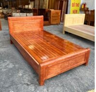 Giường 1m2 gỗ xoan đào lá GN153