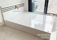 Giường 1m2 x 2m Gỗ Công Nghiệp Màu Trắng