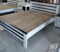 Giường 1m8 + tap đầu giường