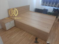 GIƯỜNG 1m8 x 2m x 40 GỖ MDF ( KHÔNG HỘC KÉO )